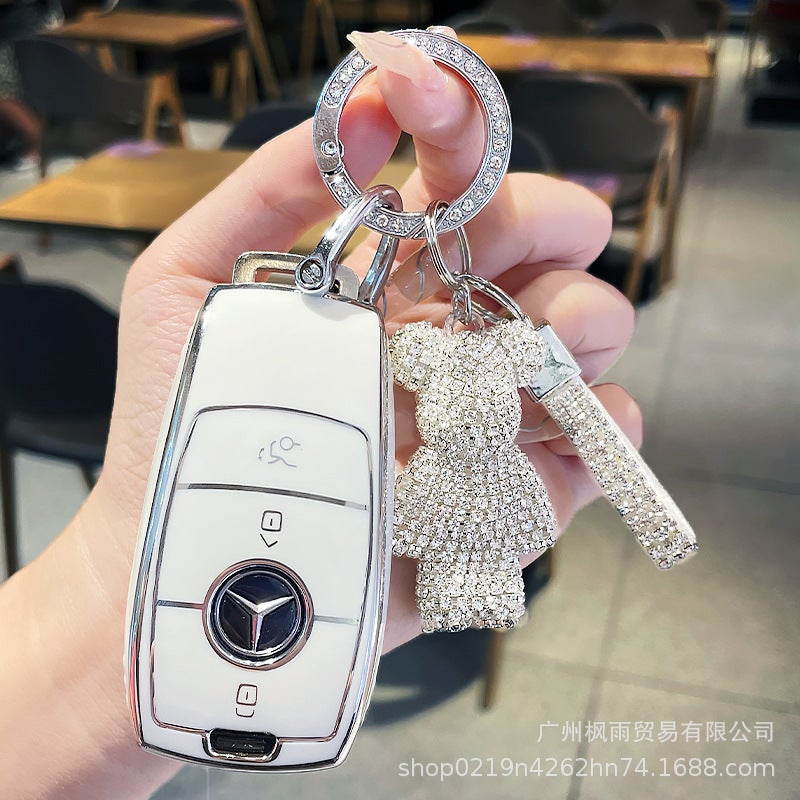 مناسب لغطاء مفتاح مرسيدس-بنز E300L حزمة C260L سيارة A200L شل Glc300/Gle/Gla مشبك أنثوي Glb حزمة كاملة - Image 1